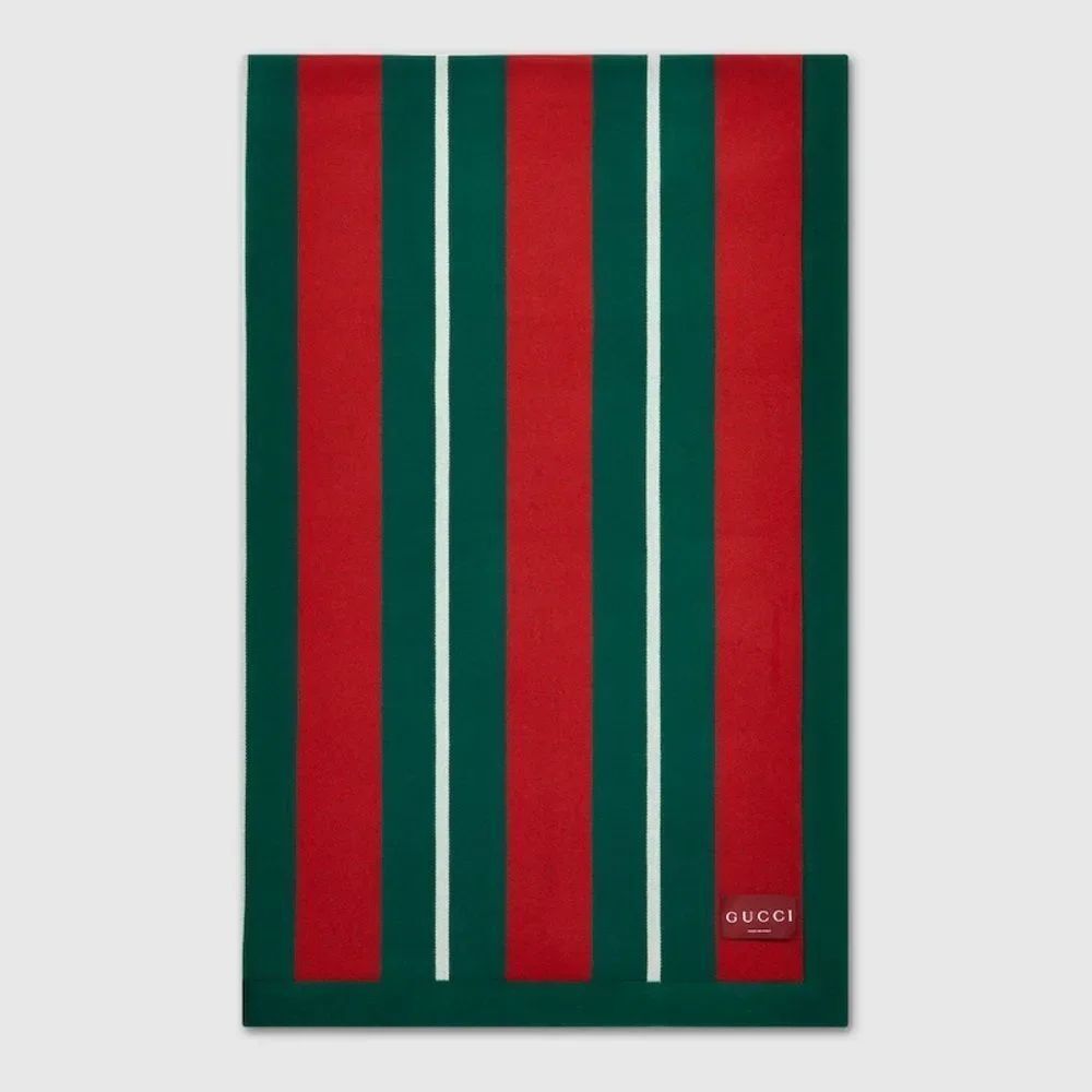 Gucci Web Wool Blanket NWT